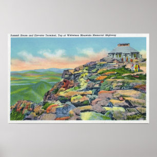 Aussicht auf das Summit House, Aufzug Terminal Poster