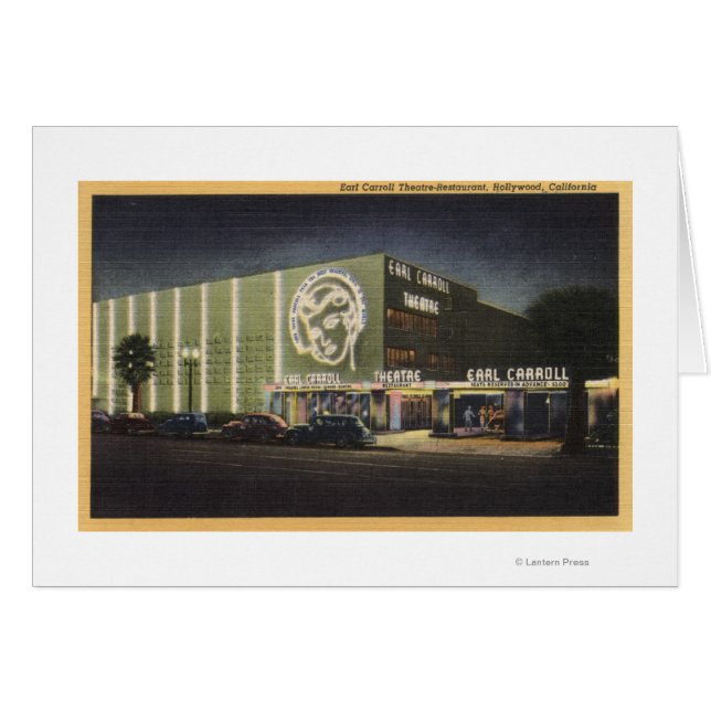 Aussicht auf das Theater Earl Carroll - Restaurant (Vorderseite (Horizontal))