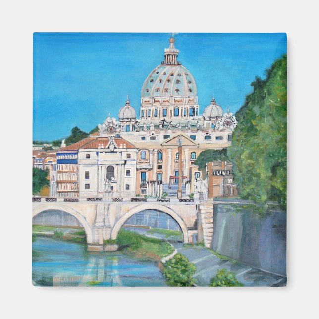 Aussicht auf das Vatikanstadt-Magnet Magnet (Vorne)