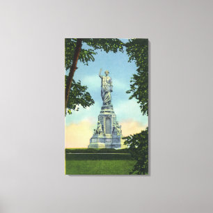 Aussicht auf das Vorväter-Denkmal # 2 Leinwanddruck