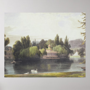 Aussicht auf das Wasser von Virginia mit den Tempe Poster