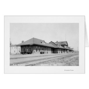 Aussicht auf den Bahnhof