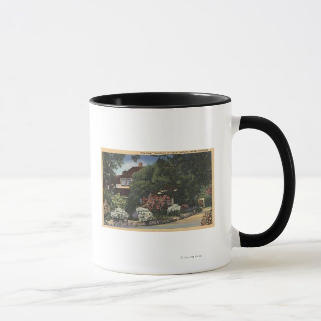 Aussicht auf den "Bauernhof", Carole Lombard's Hou Tasse (Rechts)