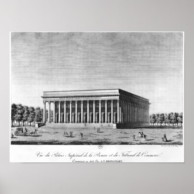 Aussicht auf den Bourse Imperial Palace Poster (Vorne)