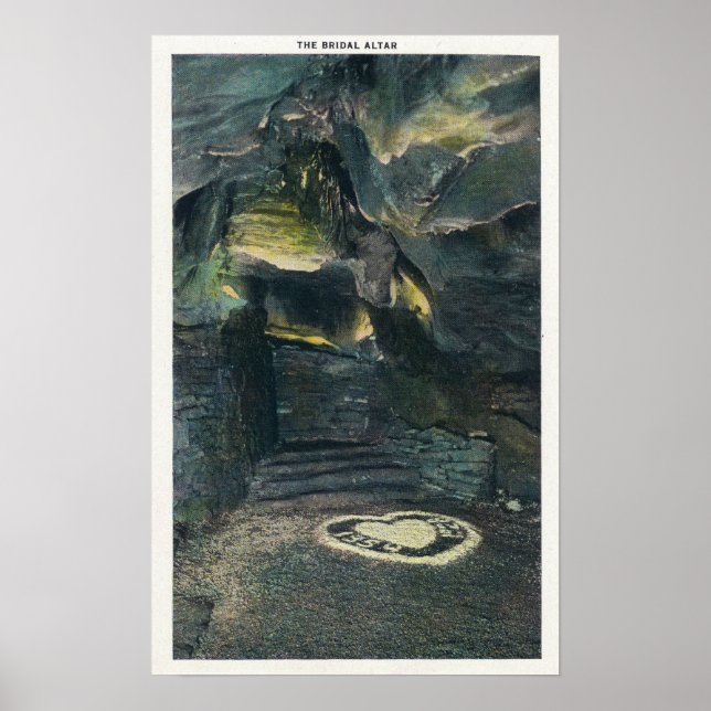 Aussicht auf den Bridal Altar Poster (Vorne)