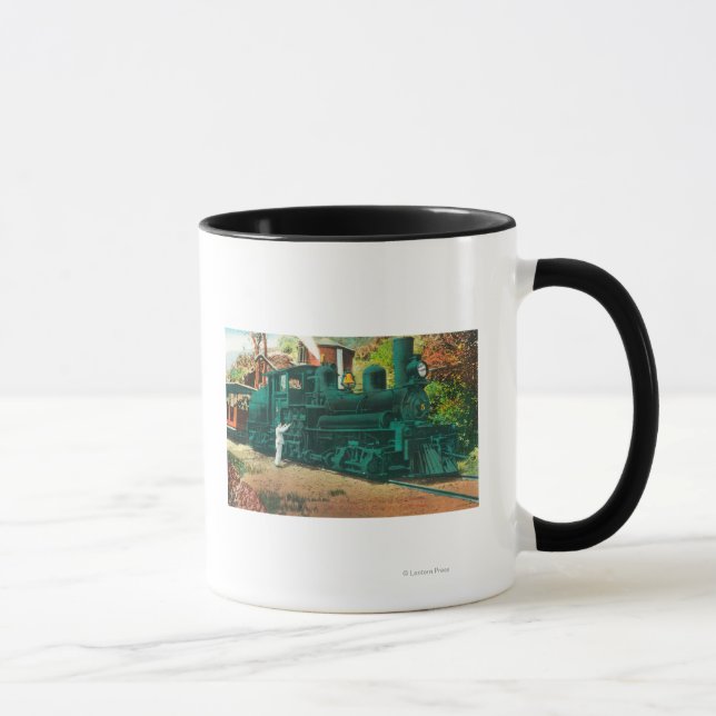 Aussicht auf den Eisenbahn-Berg Tamalpais Tasse (Rechts)