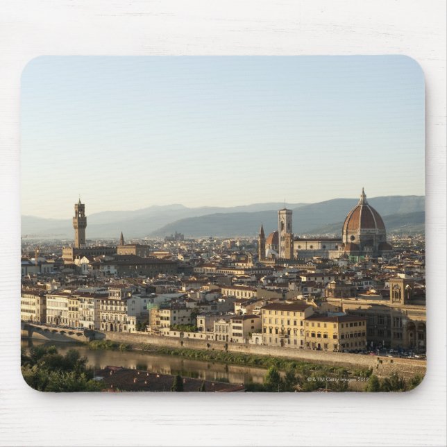 Aussicht auf den Fluss Arno, Duomo, Ponte Mousepad (Vorne)