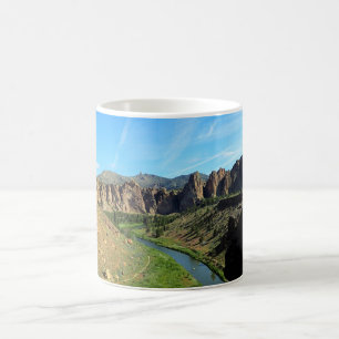 Aussicht auf den Fluss Crooked, Oregon Kaffeetasse