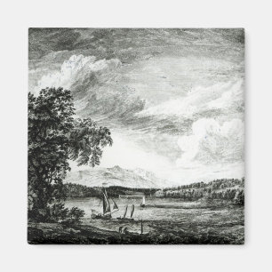 Aussicht auf den Fluss Hudson von Pakepsey Magnet