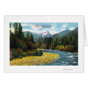 Aussicht auf den Fluss Lions und Capilano