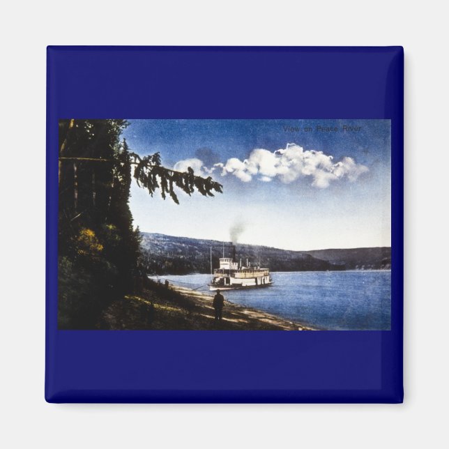 Aussicht auf den Fluss Peace Magnet (Vorne)