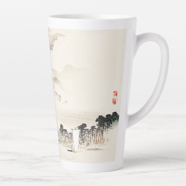 Aussicht auf den Fuji durch Kōno Bairei Milchtasse (Rechts)