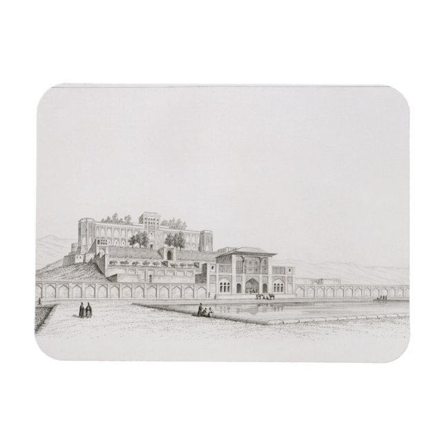 Aussicht auf den Golestan Qajar Palace "Kasr l Kad Magnet (Horizontal)
