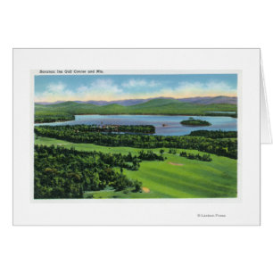 Aussicht auf den Golfplatz von Saranac Inn