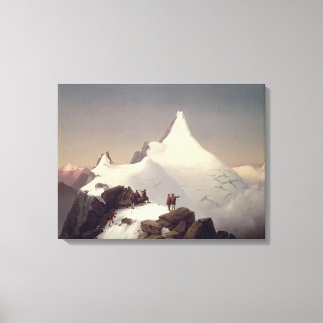 Aussicht auf den Großglockner Leinwanddruck (Vorderseite)