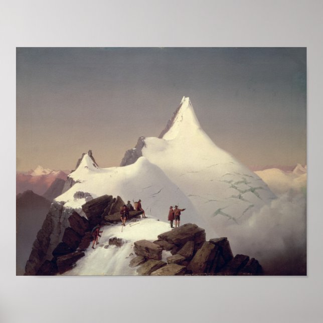 Aussicht auf den Großglockner Poster (Vorne)
