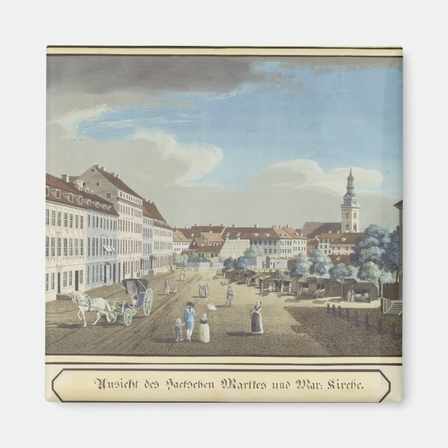 Aussicht auf den Hackeschen Markt Magnet (Vorne)