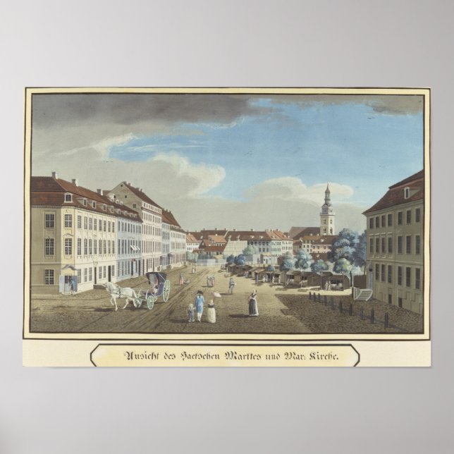 Aussicht auf den Hackeschen Markt Poster (Vorne)