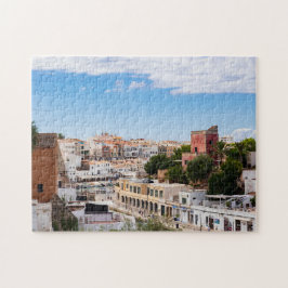 Aussicht auf den Hafen und die Stadt Ciutadella - 