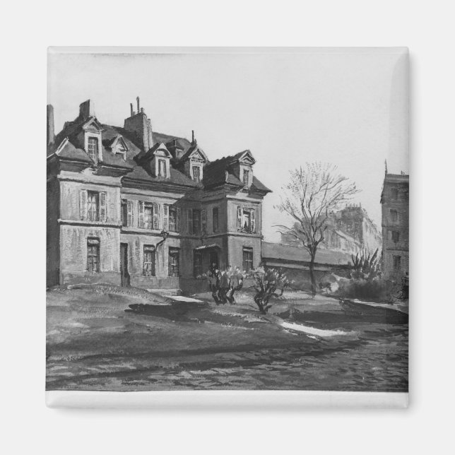 Aussicht auf den Hafen von Maternite, 1905 Magnet (Vorne)