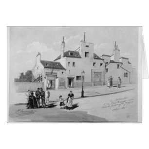Aussicht auf den Hafen von Maternite, August 1886