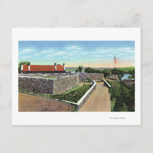Aussicht auf den Hafen von Sally und die West Demi Postkarte
