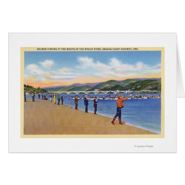 Aussicht auf den Lachsfang (Vorderseite (Horizontal))