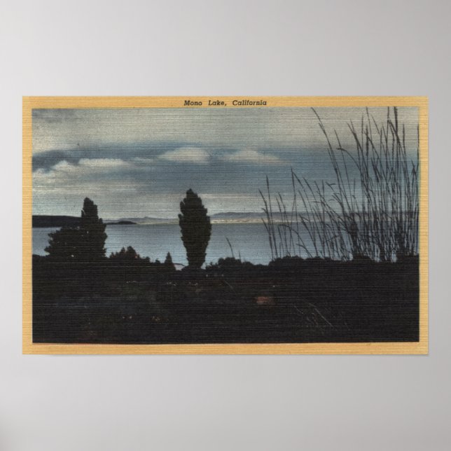 Aussicht auf den Monosee Poster (Vorne)