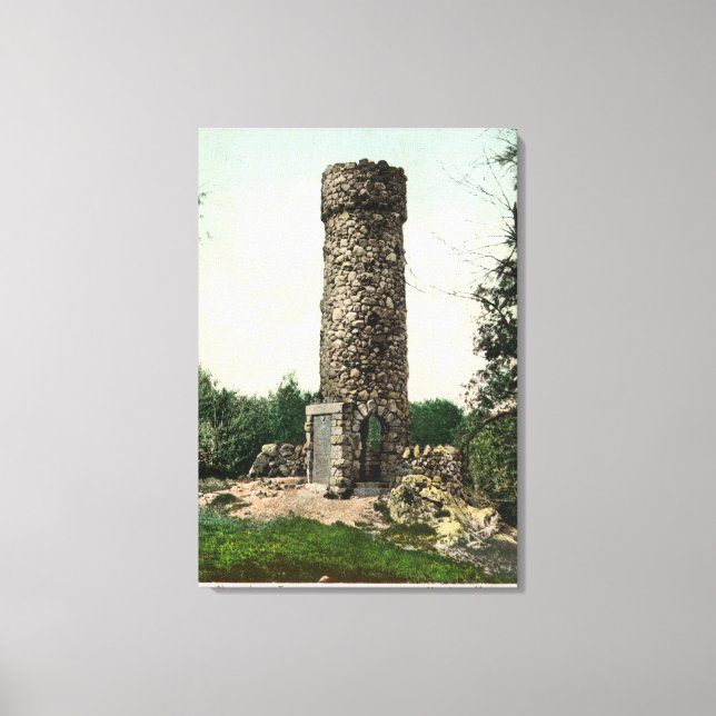 Aussicht auf den Norumbega Tower Leinwanddruck (Vorderseite)