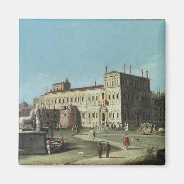 Aussicht auf den Palazzo del Quirinale, Rom Magnet (Vorne)