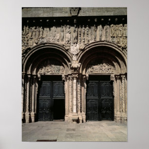 Aussicht auf den Portico de las Platerias Poster