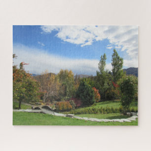 Aussicht auf den ruhigen Garten