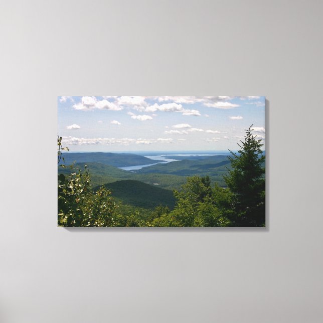 Aussicht auf den Sacandaga-See vom Hadley Leinwanddruck (Vorderseite)