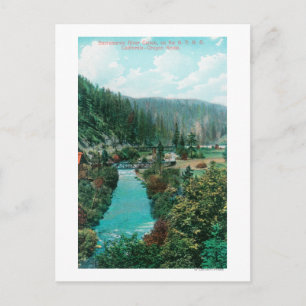 Aussicht auf den Sacramento River Canyon auf SP Postkarte