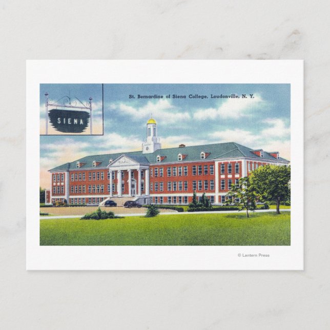 Aussicht auf den St. Bernardine von Siena Postkarte (Vorderseite)