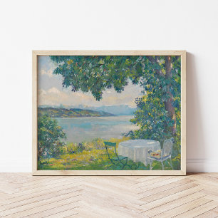 Aussicht auf den Starnberger See   Edward Cucuel Poster