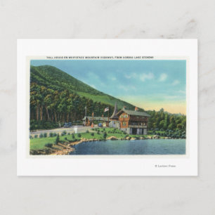 Aussicht auf den Stevanssee Toll House Postkarte