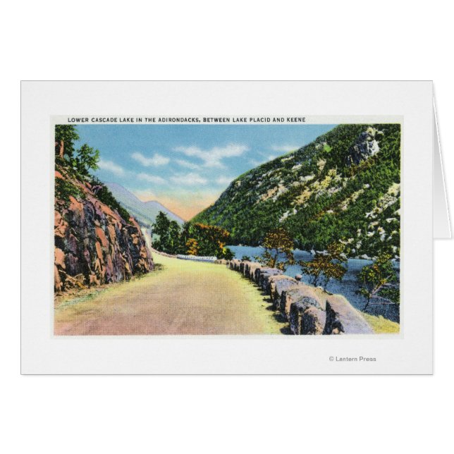 Aussicht auf den unteren Kaskadensee (Vorderseite (Horizontal))