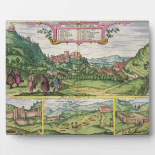 Aussicht auf die Alhambra, von "Civitates Orbis Te Fotoplatte