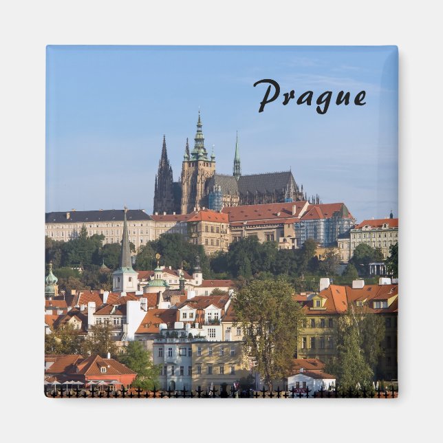 Aussicht auf die Altstadt und die Prager Burg, Tsc Magnet (Vorne)