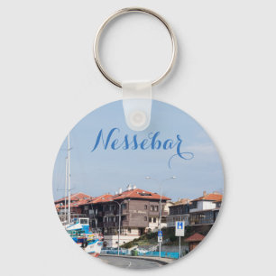 Aussicht auf die Altstadt von Nesebur Schlüsselanhänger