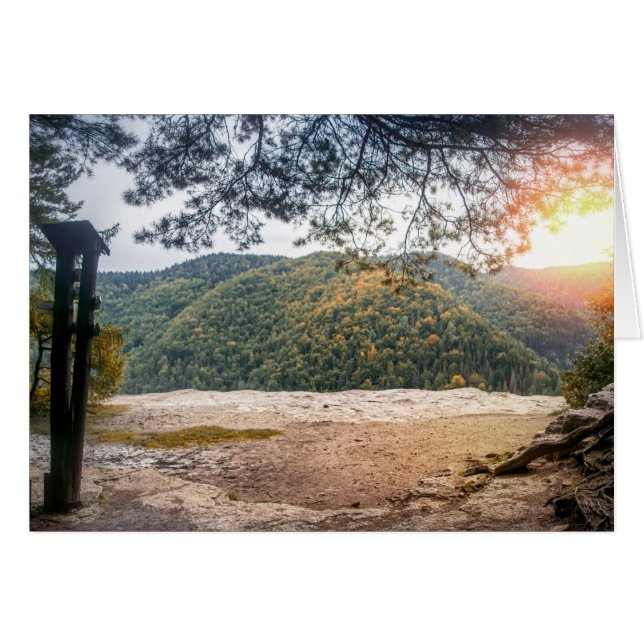 Aussicht auf die Berge (Vorderseite (Horizontal))