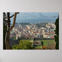 Aussicht auf die Bucht Poster