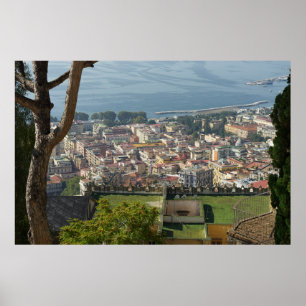 Aussicht auf die Bucht Poster