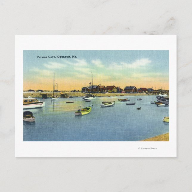 Aussicht auf die Bucht von Perkins Postkarte (Vorderseite)