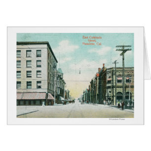 Aussicht auf die East Colorado Street