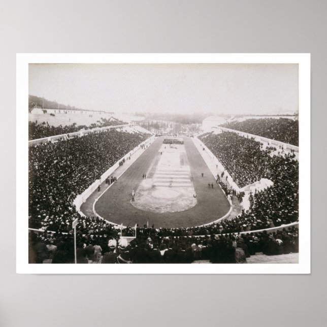 Aussicht auf die ersten offiziellen Olympischen Sp Poster (Vorne)