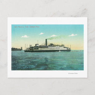 Aussicht auf die Fähre von Oakland Postkarte