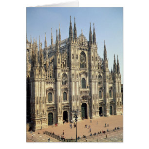 Aussicht auf die Fassade, begonnen 1386