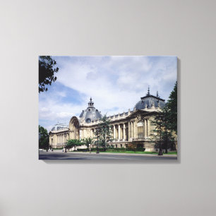 Aussicht auf die Fassade des Petit-Palais Leinwanddruck